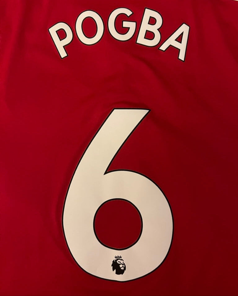 Adidas Manchester United Home Jersey 2017/18 Pogba #6 Large