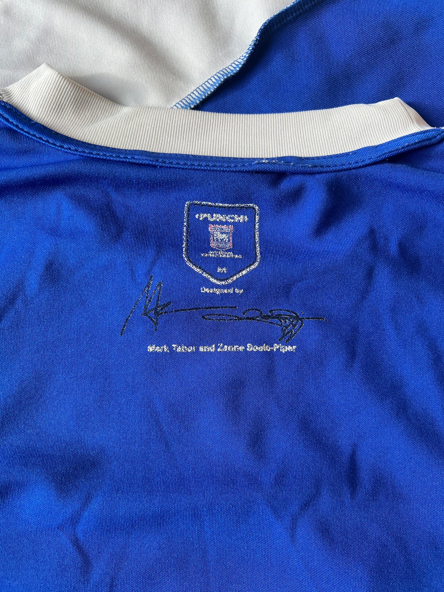 Vintage 2000s Punch Ipswich Town Home Jersey 2005/06 Medium