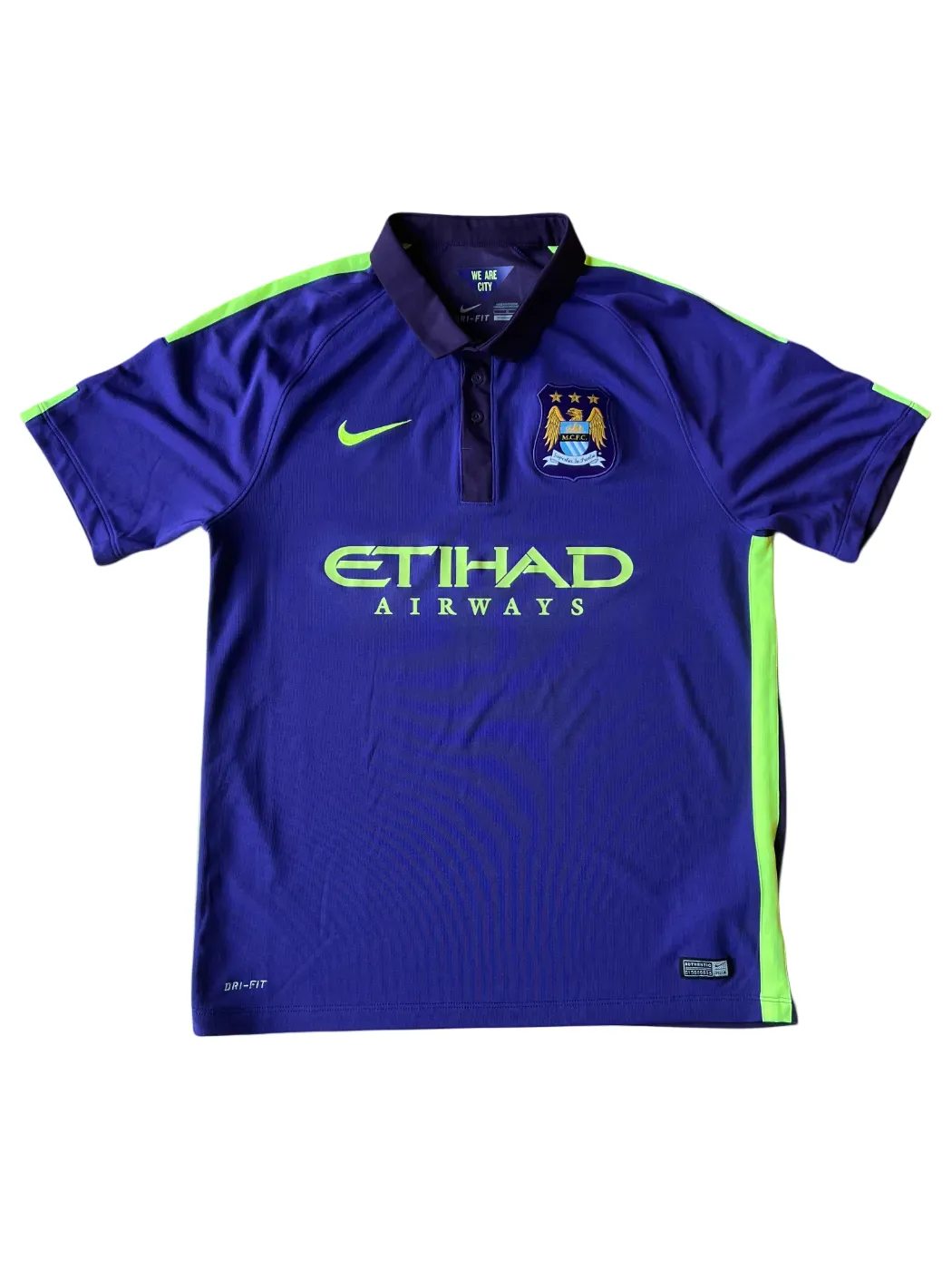 Nike Manchester City Third Jersey 2014/15 Large - Mint condition