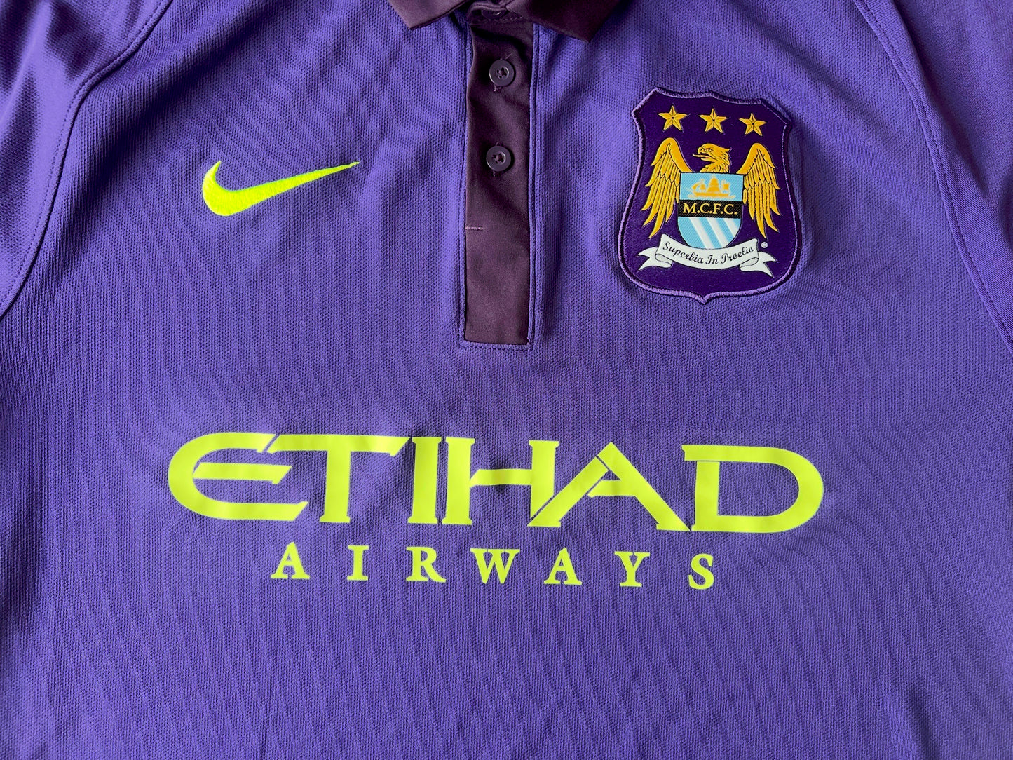 Nike Manchester City Third Jersey 2014/15 Large - Mint condition
