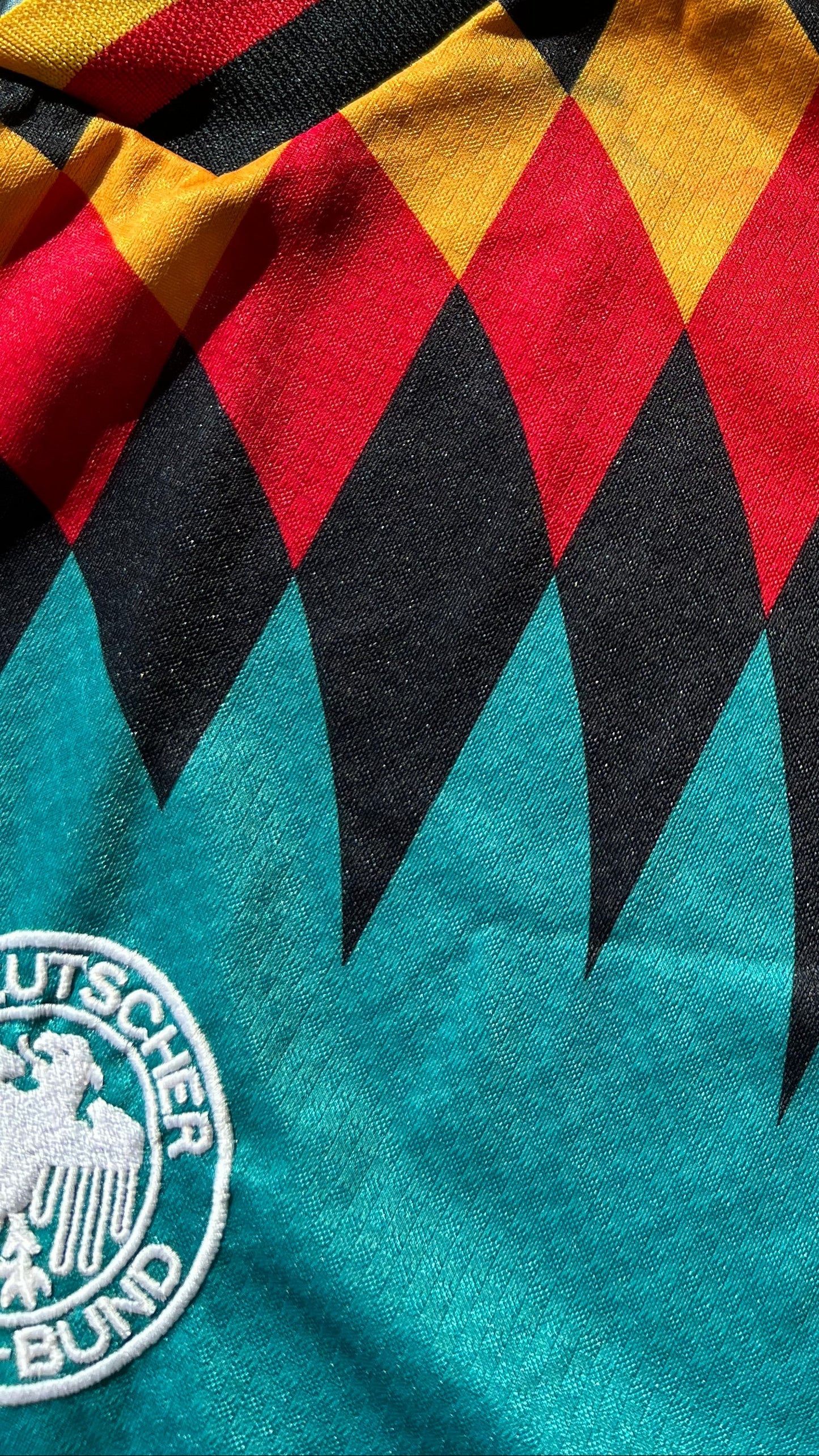 Vintage 90s Adidas Germany Away Jersey 1994 Small