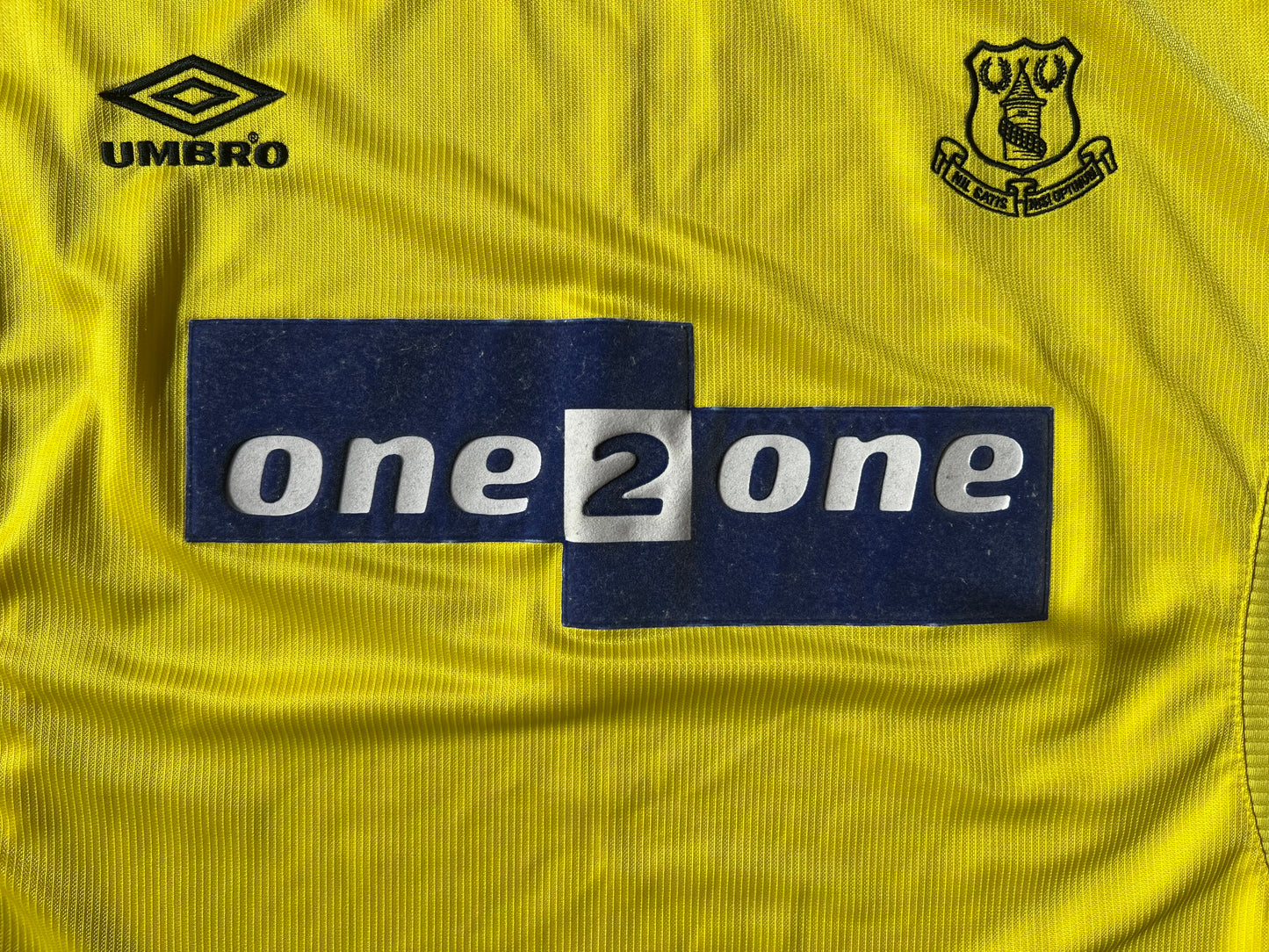 Vintage 90s Umbro Everton Away Jersey 1999/00 Large