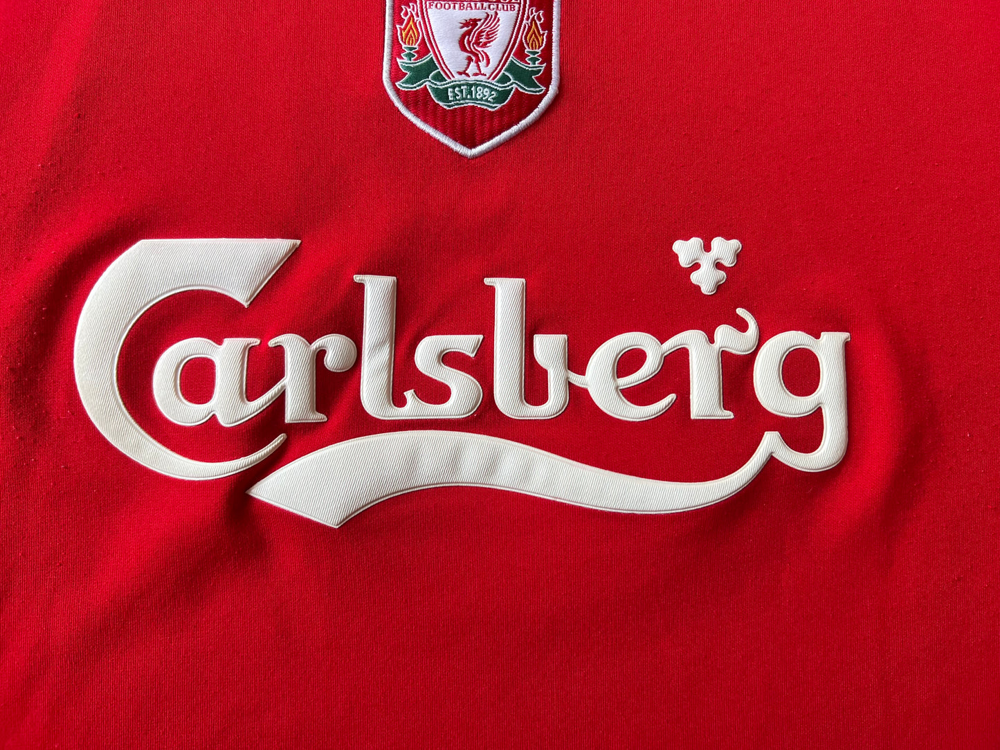 Vintage 2000s Reebok Liverpool Home Jersey 2002-04 Large