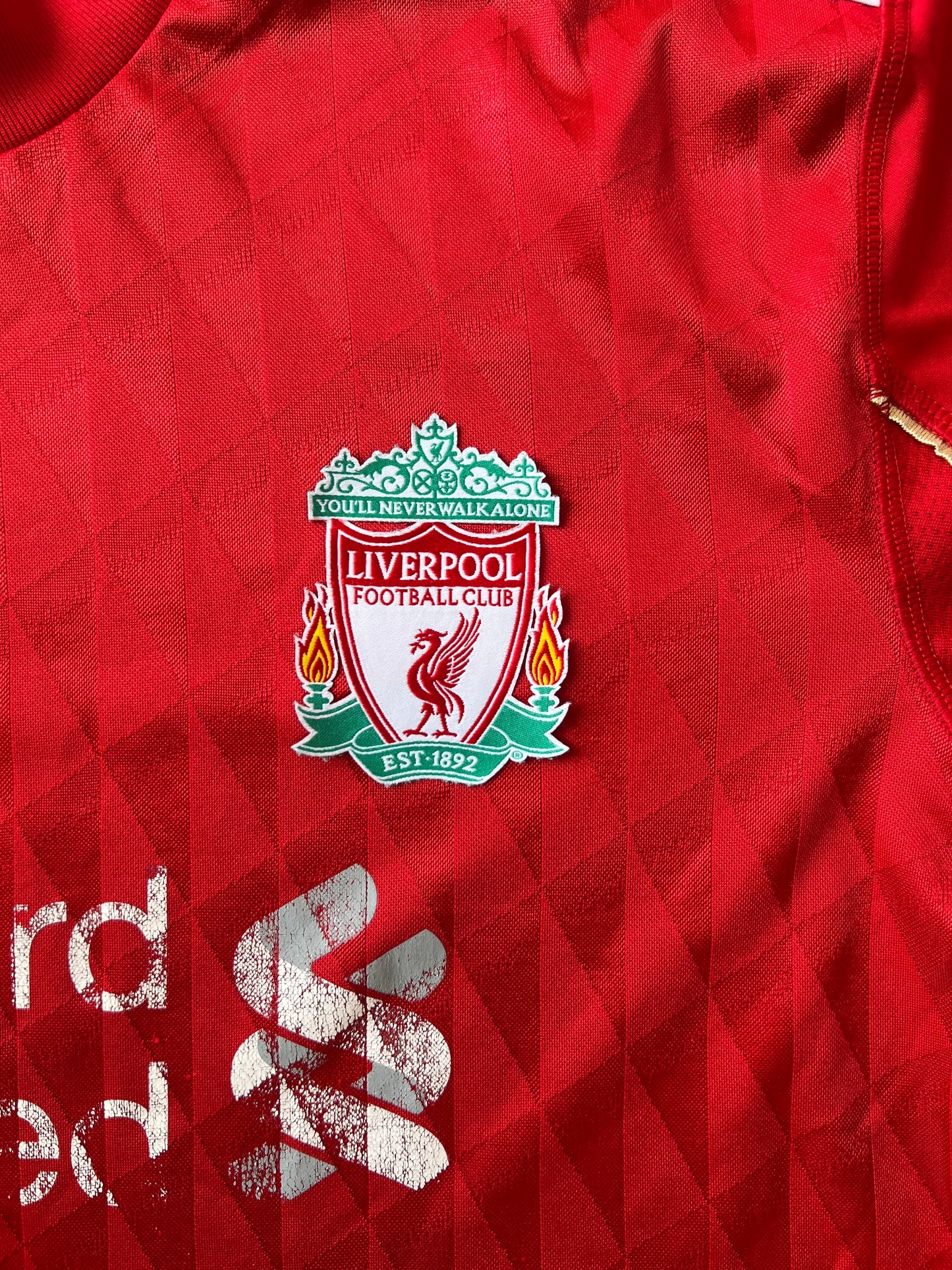 Adidas Liverpool Home Jersey 2010-12 Large Premier League Patches