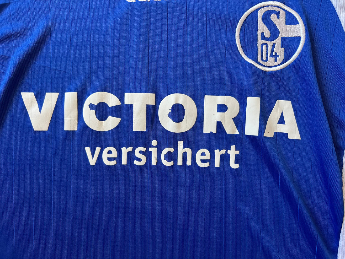 Adidas Schalke 04 Home Jersey 2006/07 Large Bundesliga Patch