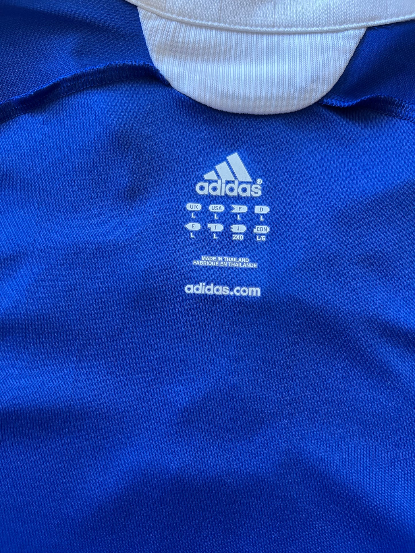 Adidas Schalke 04 Home Jersey 2006/07 Large Bundesliga Patch