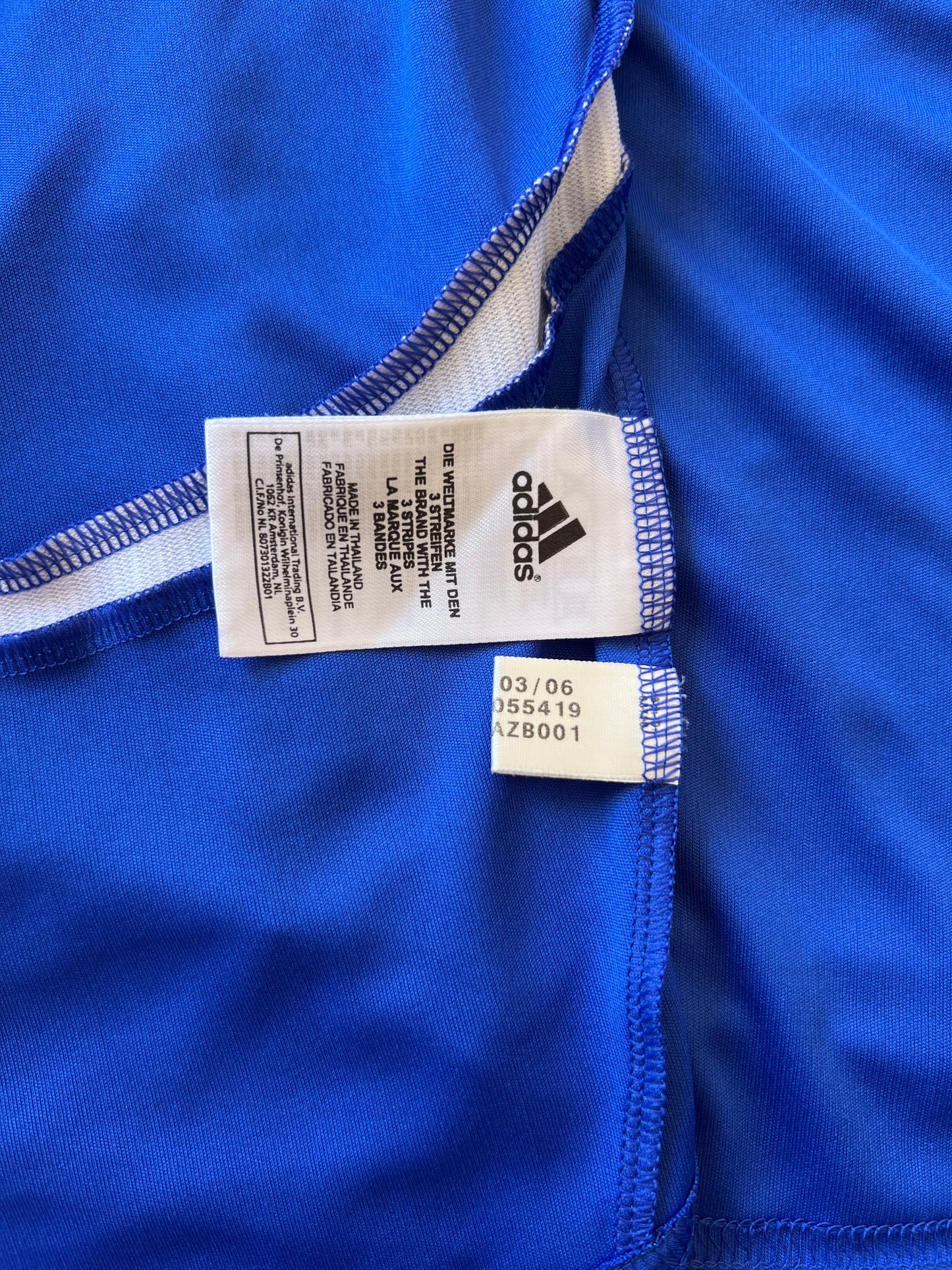 Adidas Schalke 04 Home Jersey 2006/07 Large Bundesliga Patch