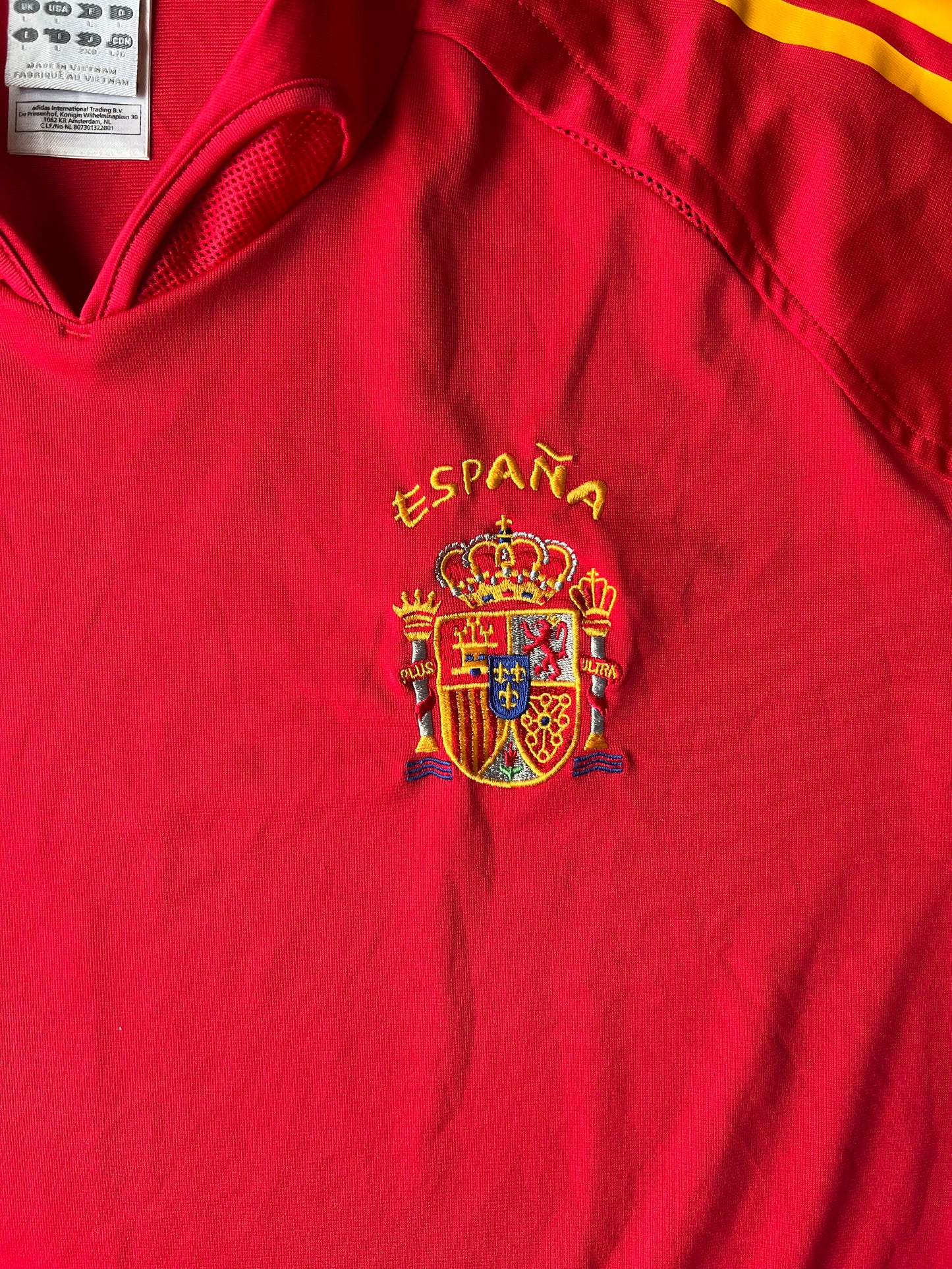 Adidas Spain Home Jersey 2004 Large