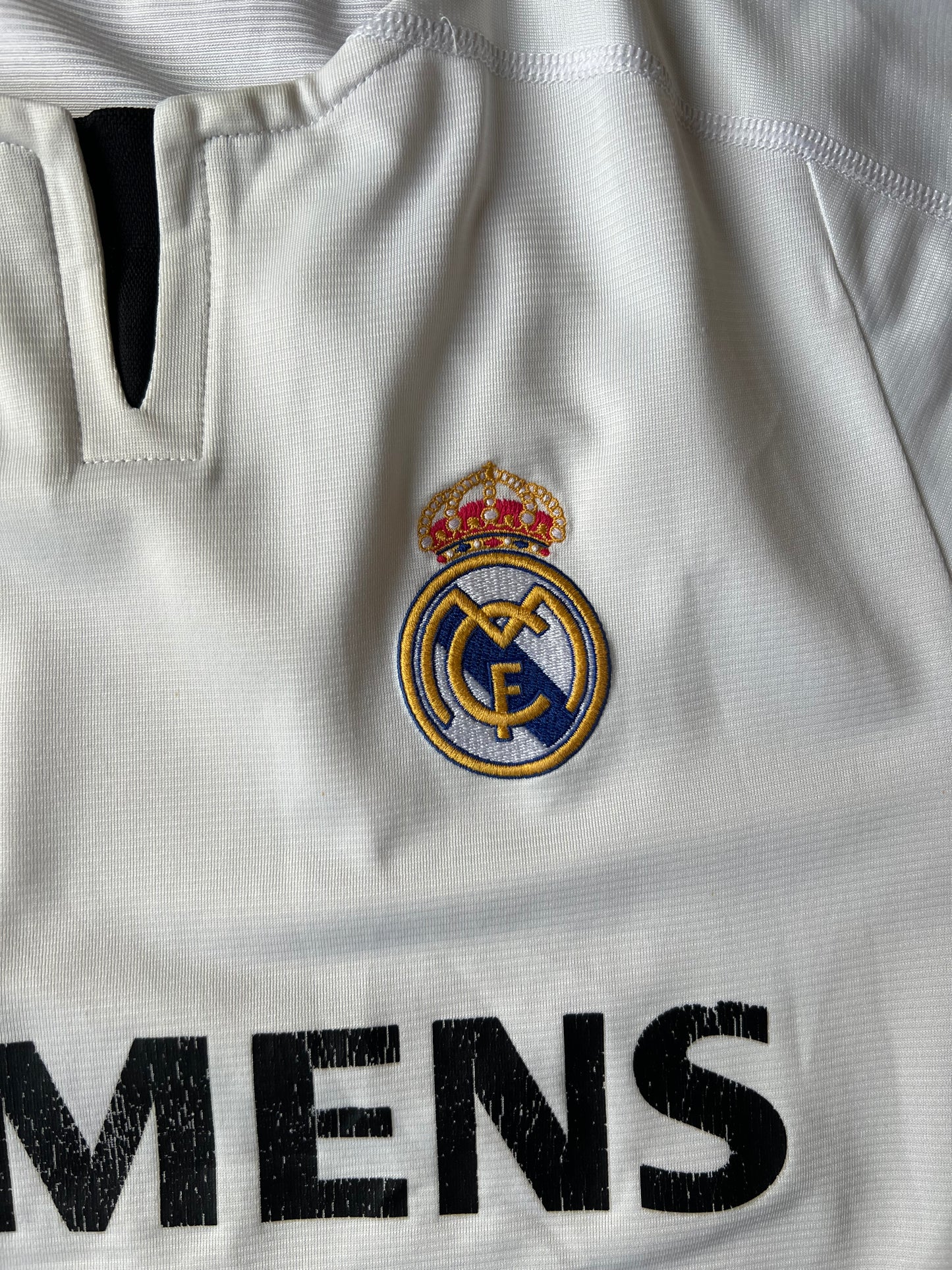 Vintage 2000s Adidas Real Madrid Home Jersey 2003/04 Small LFP Patch