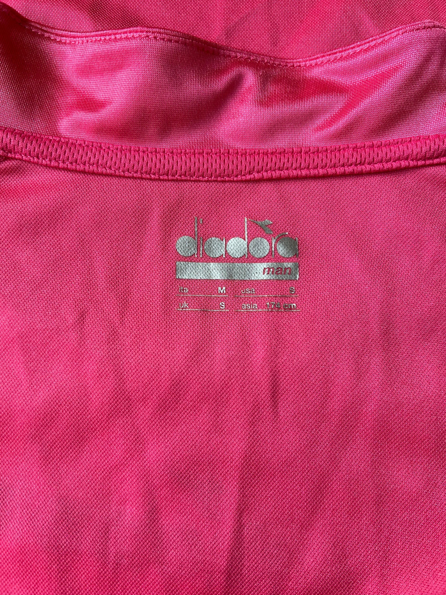 Diadora Serie A Referees Shirt Pink 2017/18 Small
