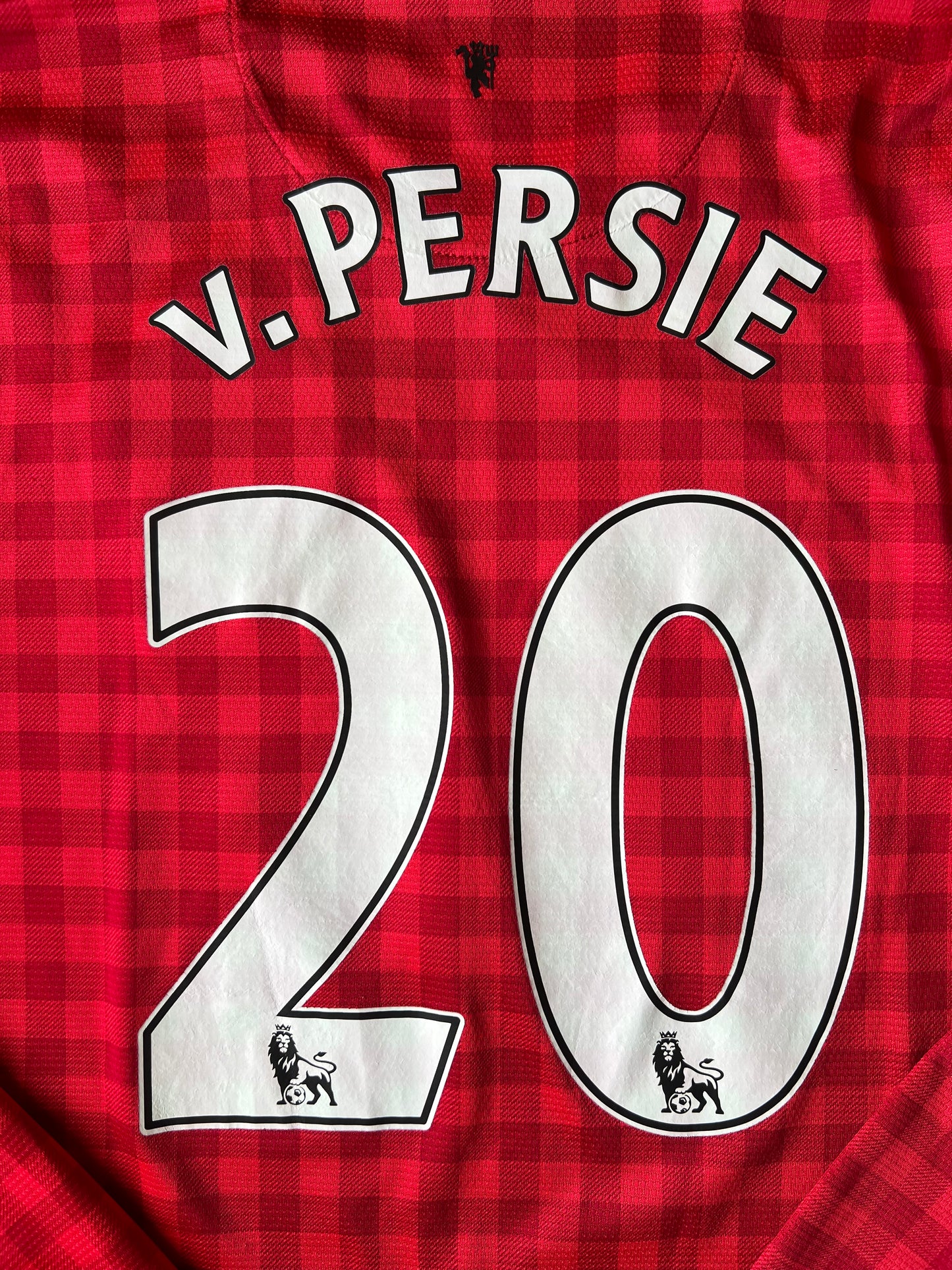 Nike Manchester United Home Jersey 2012/13 Small v. Persie #20 Long Sleeve