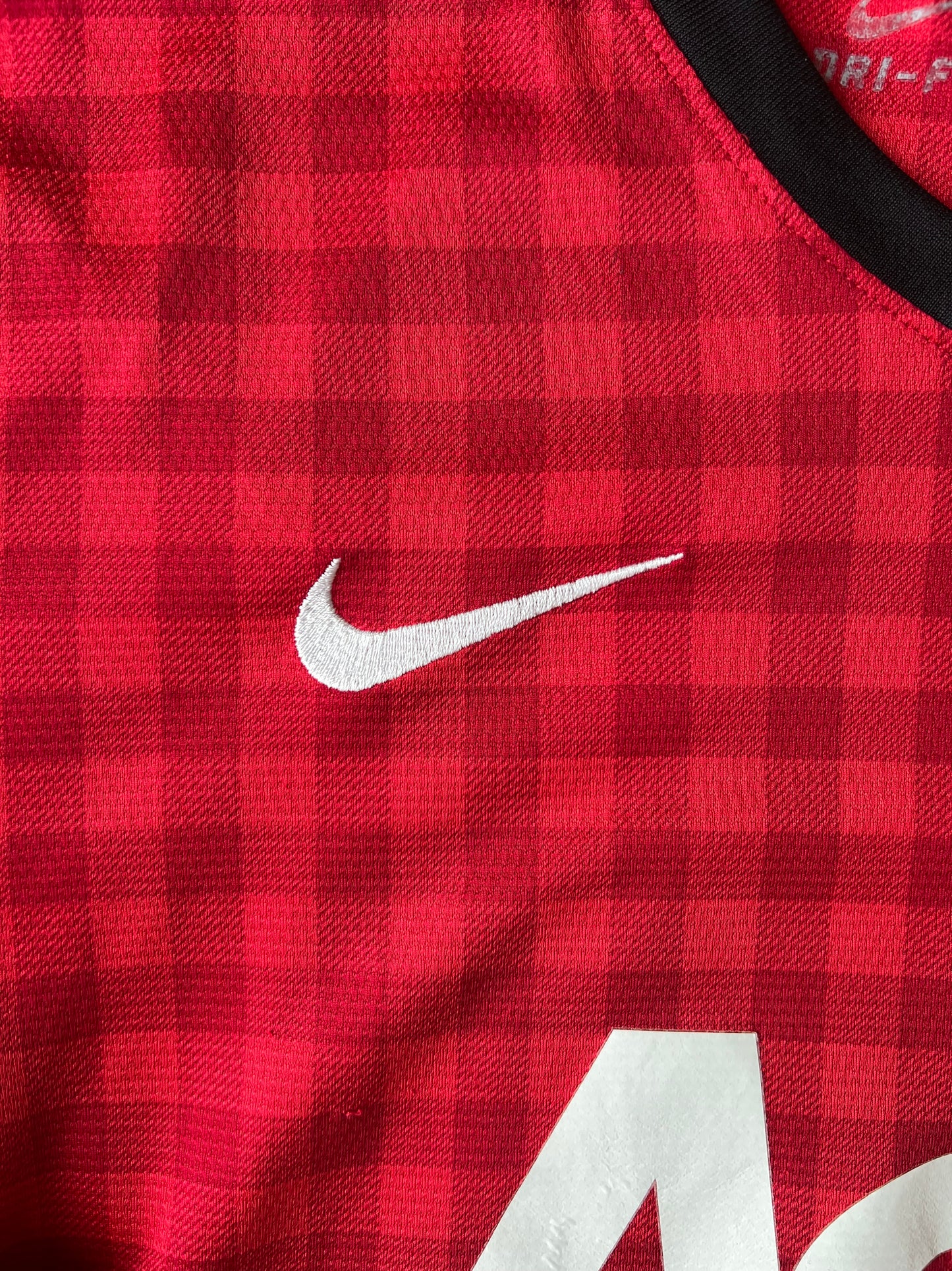 Nike Manchester United Home Jersey 2012/13 Small v. Persie #20 Long Sleeve