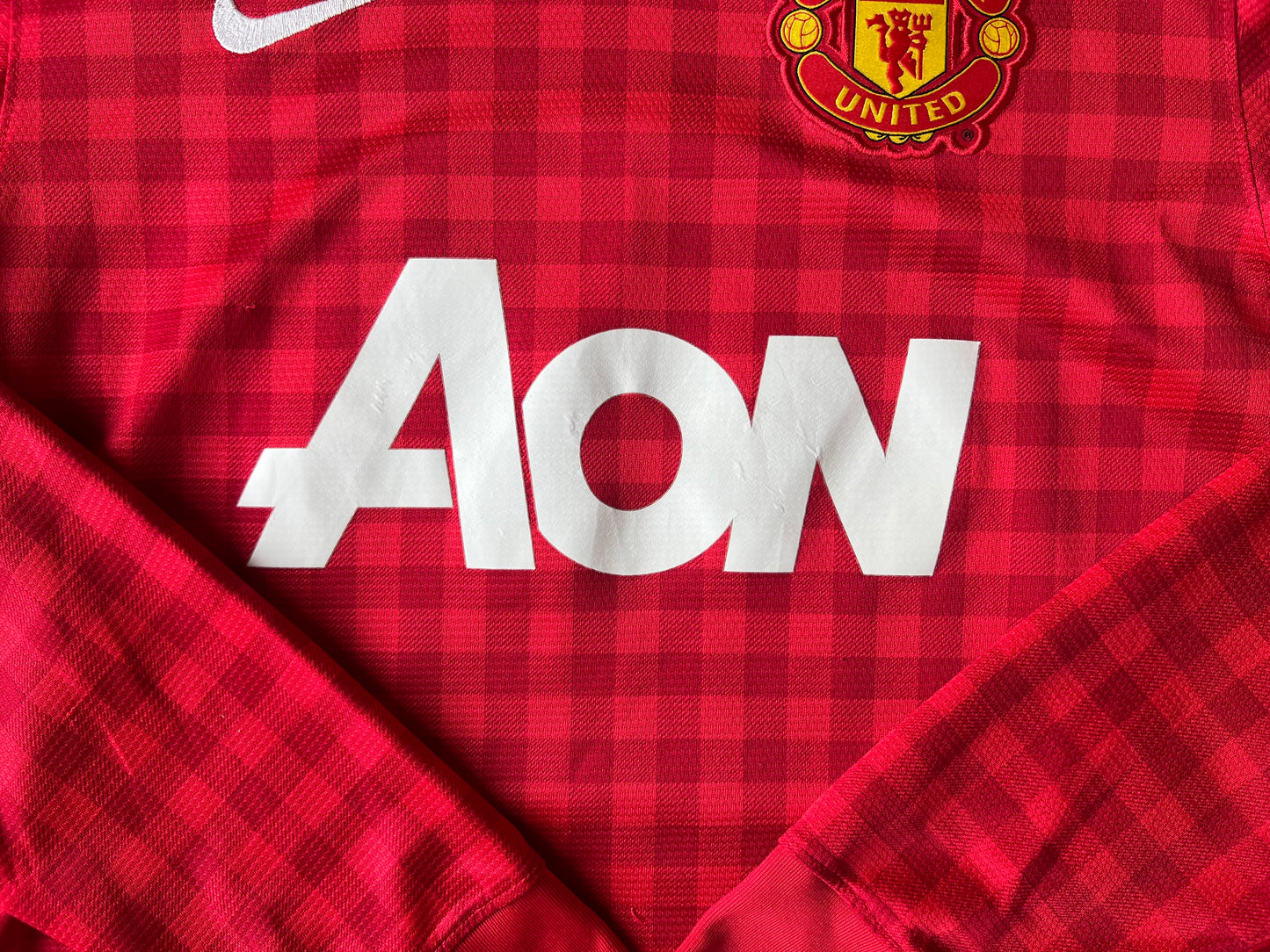 Nike Manchester United Home Jersey 2012/13 Small v. Persie #20 Long Sleeve
