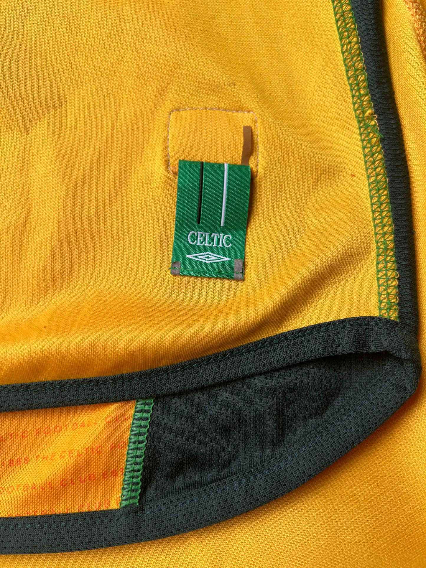 Vintage Umbro Celtic Away Jersey 2002/03 Large