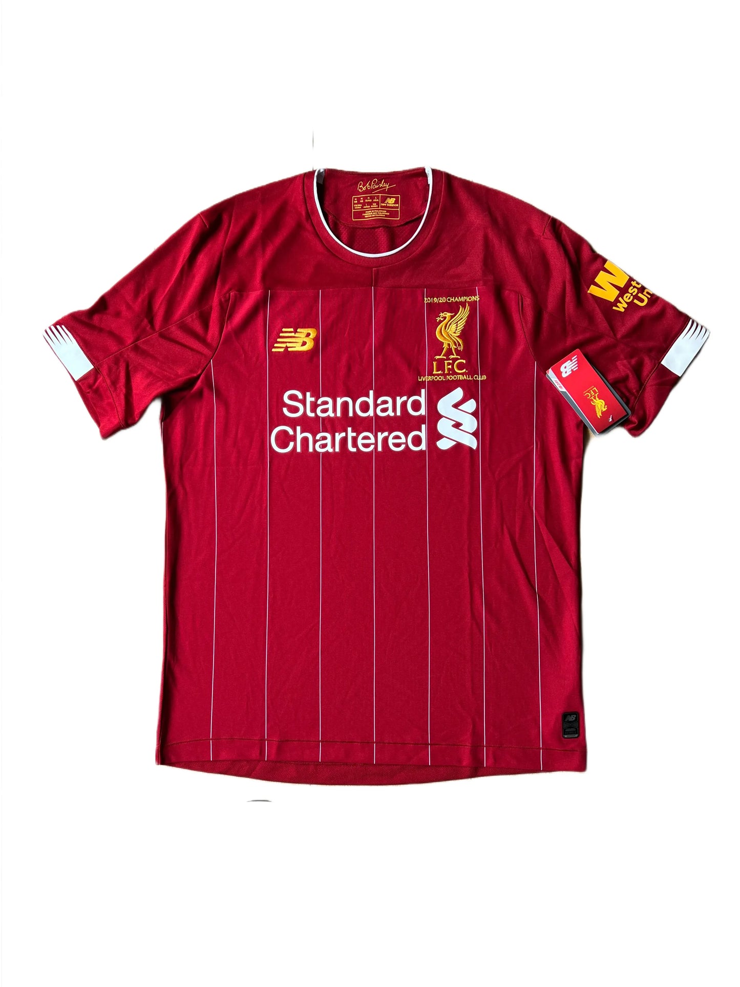 New Balance Liverpool Home 2019/20 Champions Medium - Brand new with tags