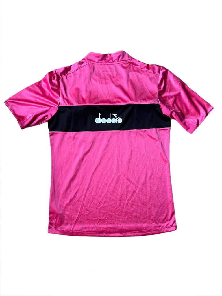 Diadora Serie A Referees Shirt Pink 2017/18 Small