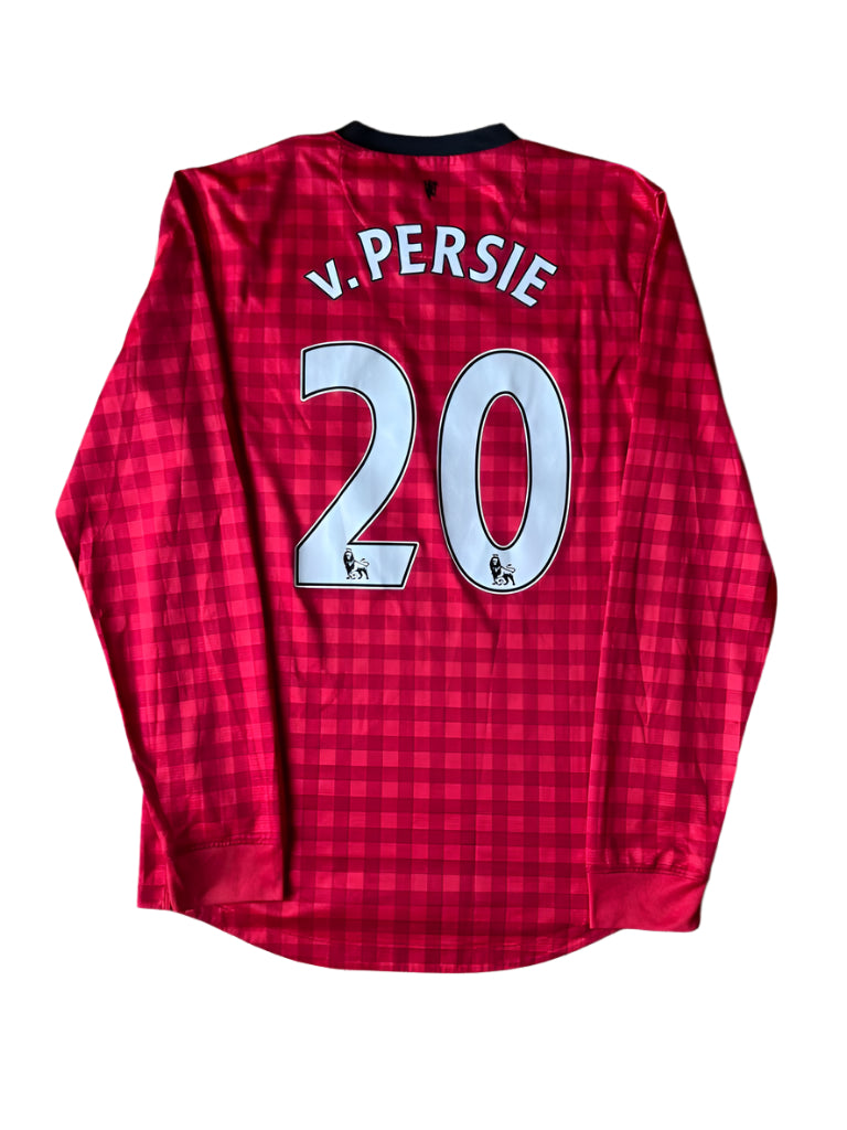 Nike Manchester United Home Jersey 2012/13 Small v. Persie #20 Long Sleeve