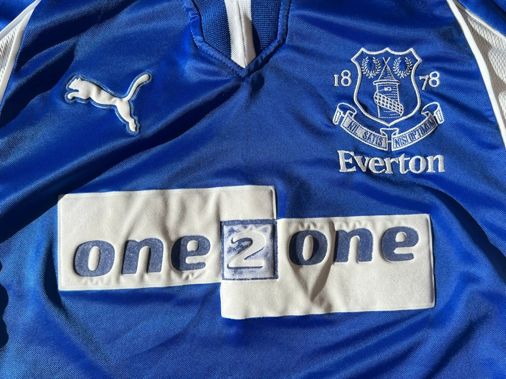 Puma Everton Home Jersey 2000-02 Large