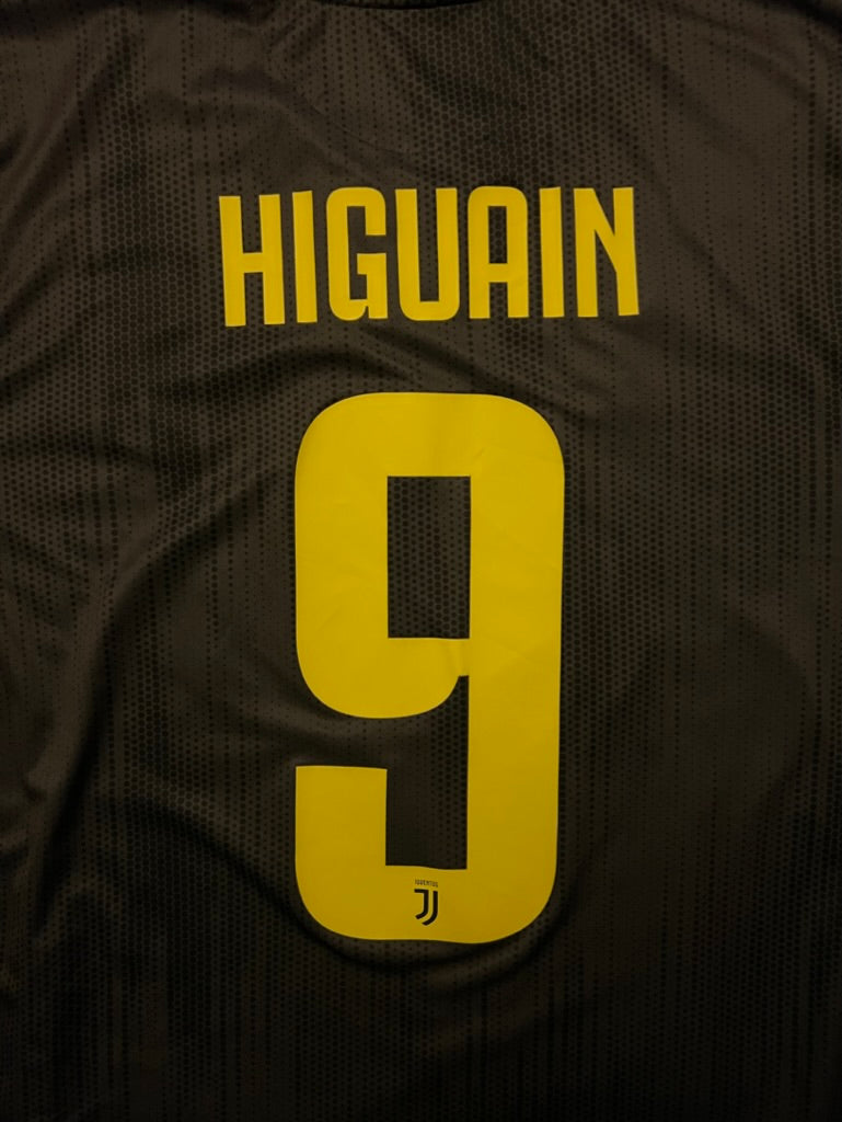 Adidas x Parley Juventus Third Jersey 2018/19 Higuain #9 w/ Patches Large