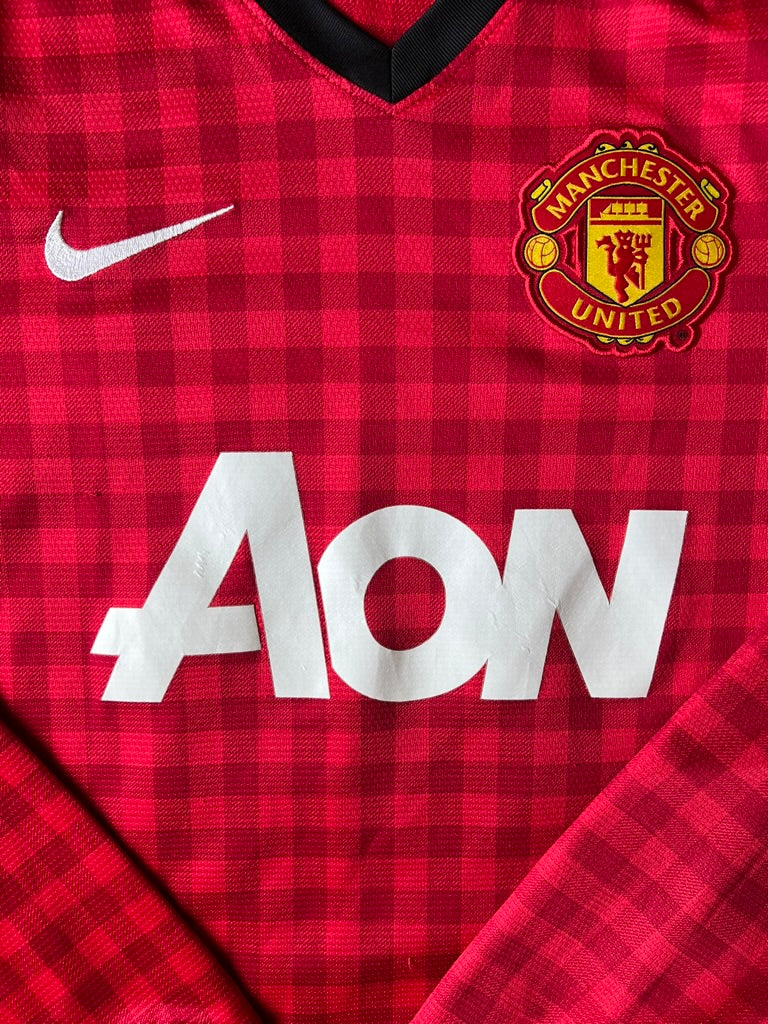 Nike Manchester United Home Jersey 2012/13 Small v. Persie #20 Long Sleeve