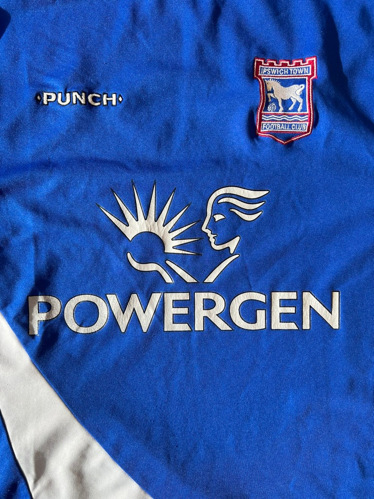 Punch Ipswich Town Home Jersey 2005/06 Medium