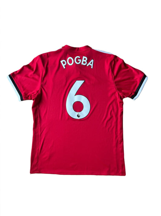 Adidas Manchester United Home Jersey 2017/18 Pogba #6 Large