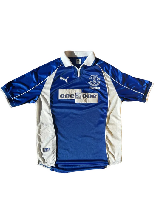 Puma Everton Home Jersey 2000-02 Large