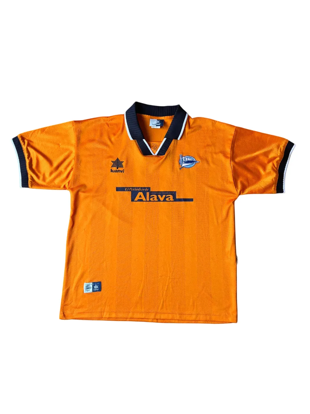 Match Worn Luanvi Deportivo Alavés Away Jersey 1999-02 XL #11