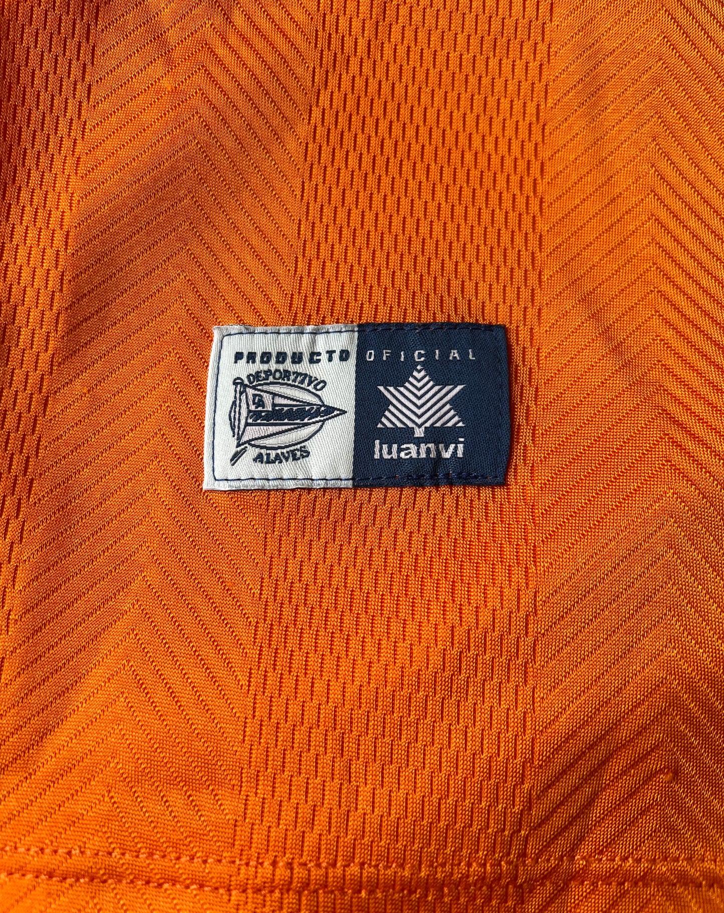 Match Worn Luanvi Deportivo Alavés Away Jersey 1999-02 XL #11