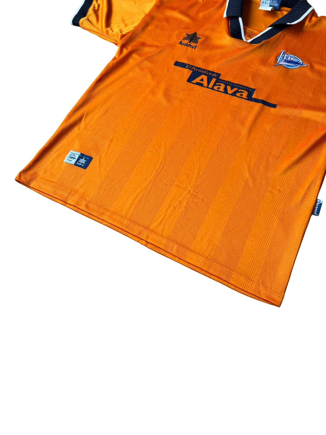 Match Worn Luanvi Deportivo Alavés Away Jersey 1999-02 XL #11