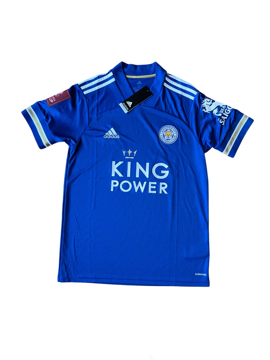 Adidas Leicester City Home Jersey 2020/21 FA Cup Patch Large - Brand new with tags