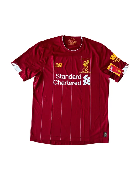 New Balance Liverpool Home Jersey 2019/20 Champions Large - Brand new with tags