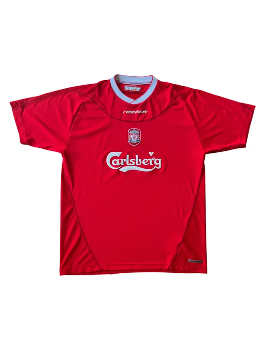 Vintage 2000s Reebok Liverpool Home Jersey 2002-04 Large