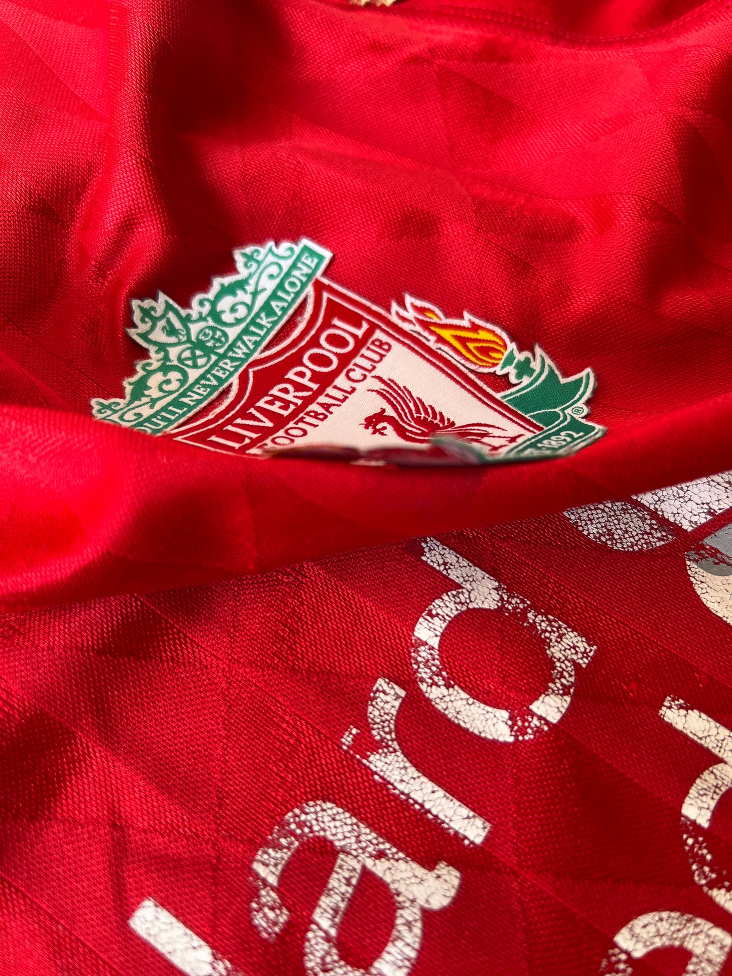 Adidas Liverpool Home Jersey 2010-12 Large Premier League Patches