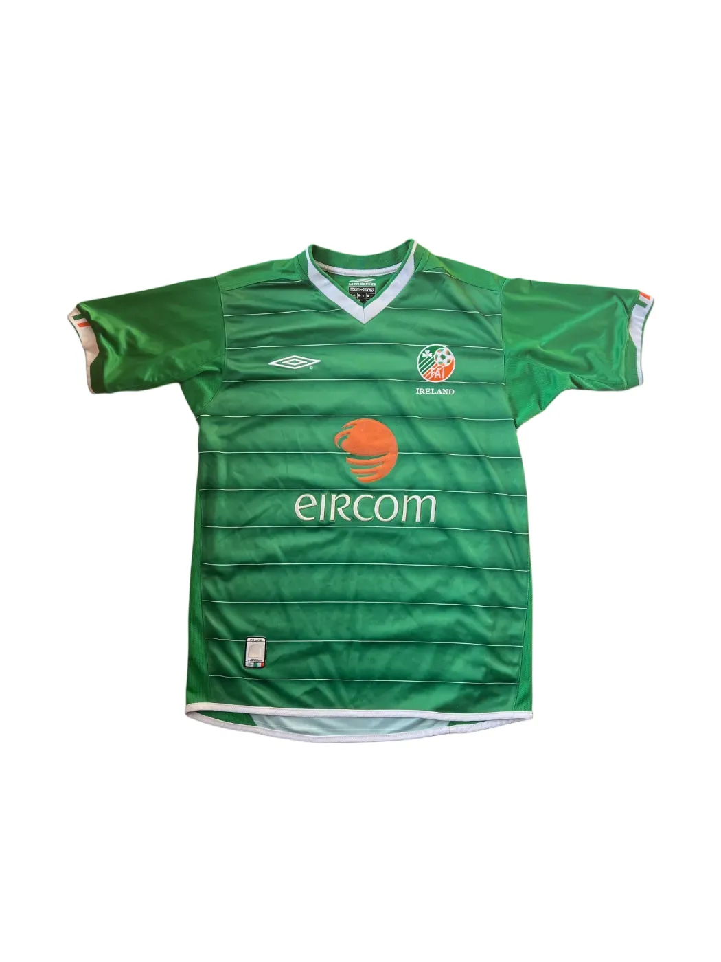 Vintage Umbro Ireland Home Jersey 2003 Small