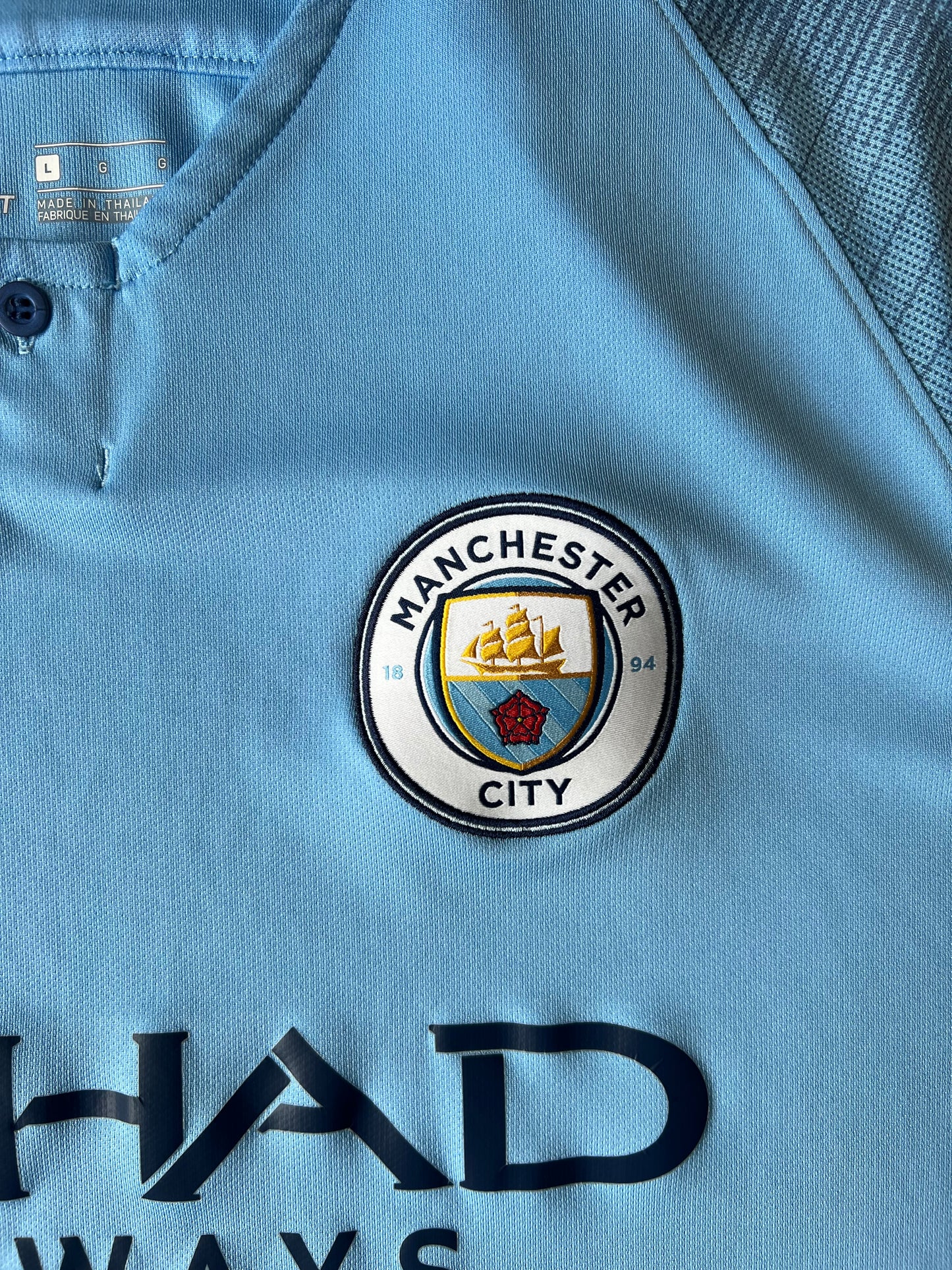 Nike Manchester City Home Jersey 2018/19 Large