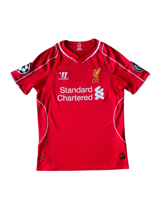 Warrior Liverpool Home Jersey 2014/15 Small Champions League Patches