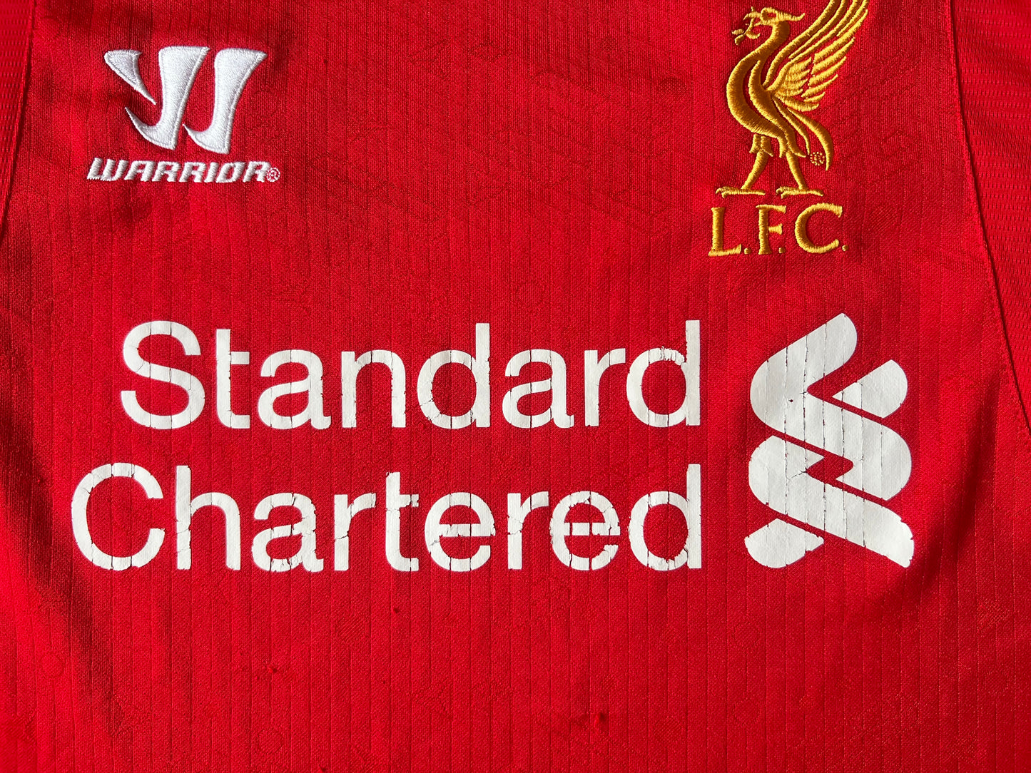 Warrior Liverpool Home Jersey 2014/15 Small Champions League Patches