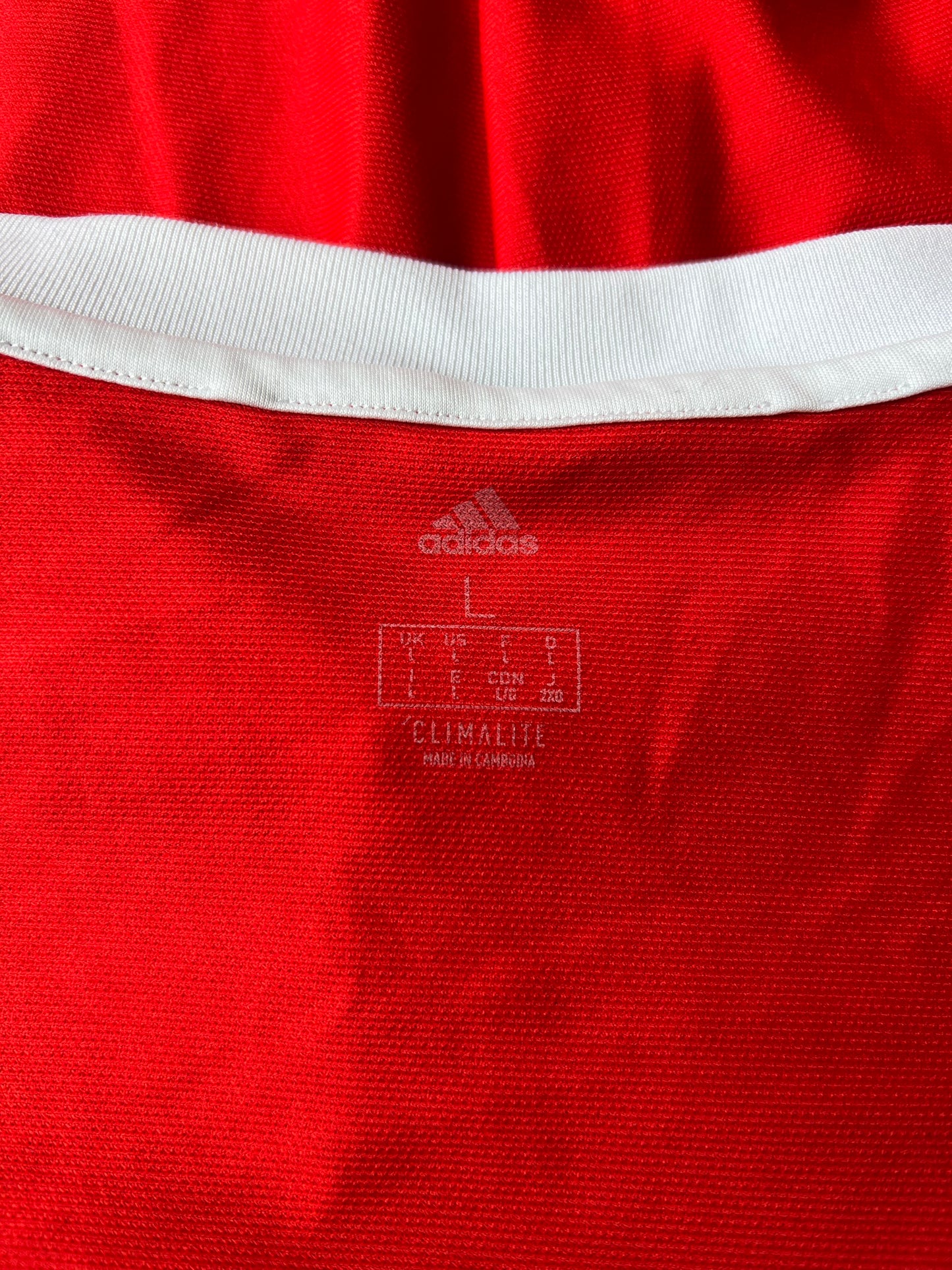 Adidas Wales Home Jersey 2018 Large