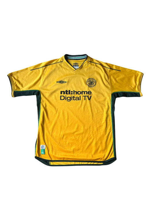 Vintage Umbro Celtic Away Jersey 2002/03 Large