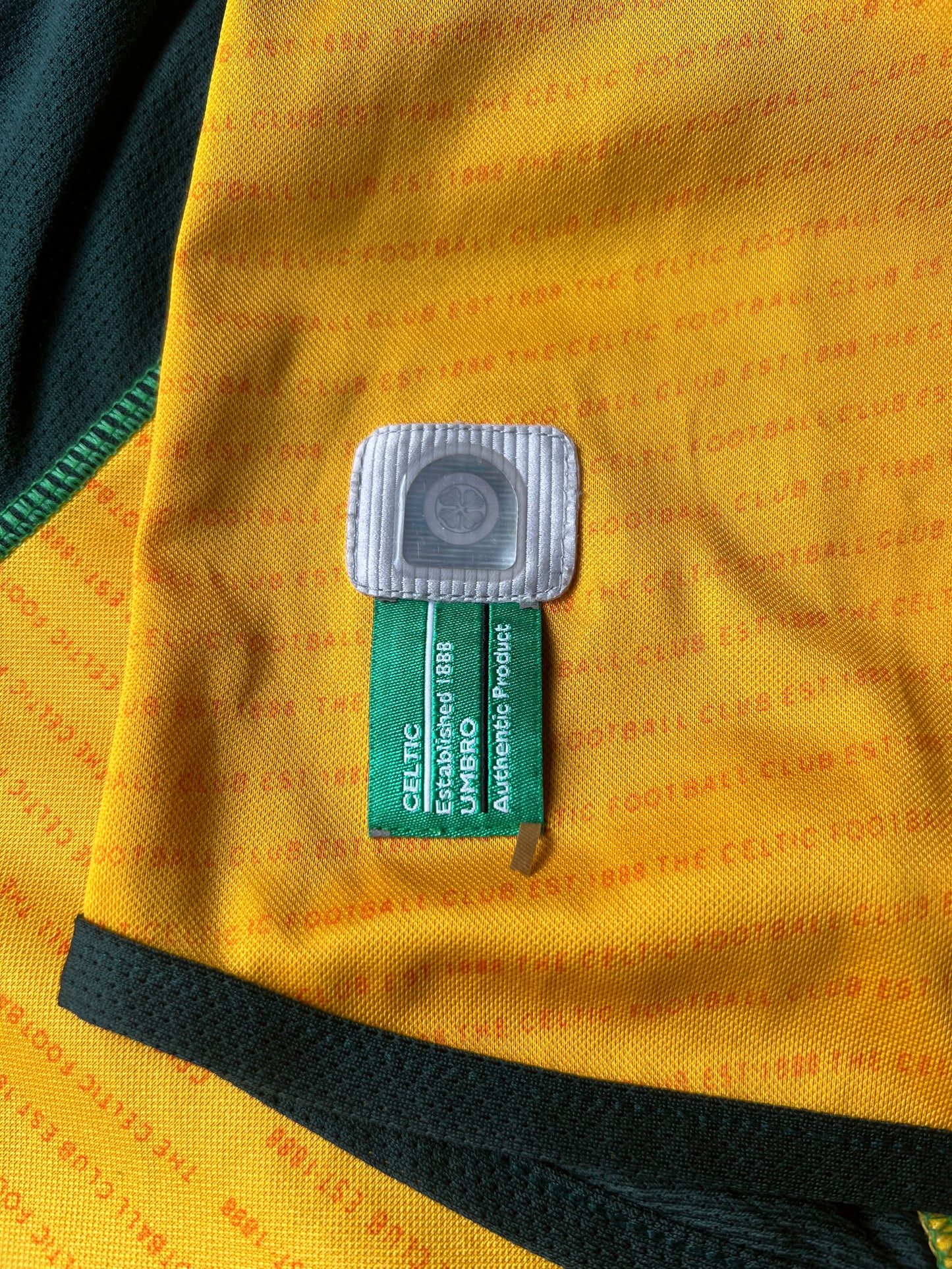 Vintage Umbro Celtic Away Jersey 2002/03 Large