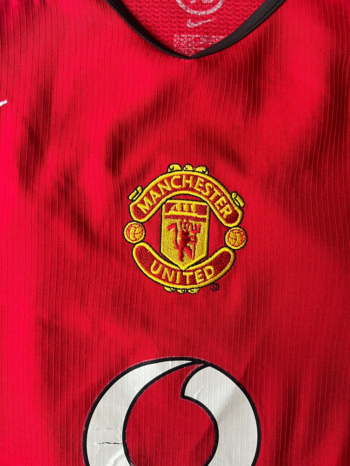Vintage 2000s Nike Total 90 Manchester United Home Jersey 2004-06 Small Ronaldo #7