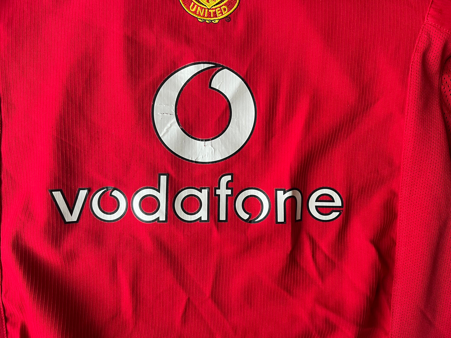 Vintage 2000s Nike Total 90 Manchester United Home Jersey 2004-06 Small Ronaldo #7