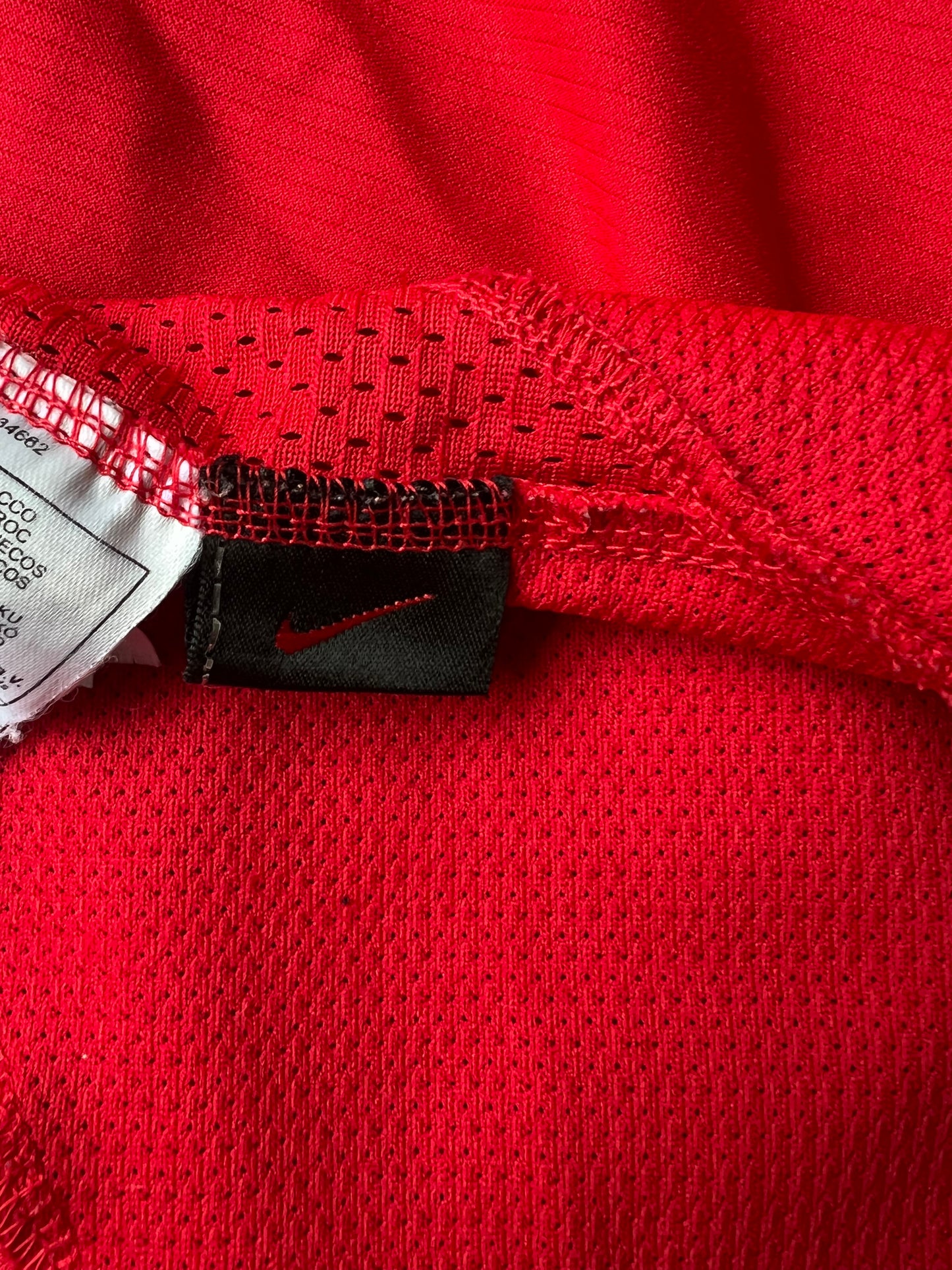 Vintage 2000s Nike Total 90 Manchester United Home Jersey 2004-06 Small Ronaldo #7